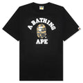 1st Camo College Tee - Black/Yellow