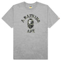 1st Camo College Tee - Grey/Green