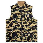 1st Camo Reversible Down Vest - Yellow