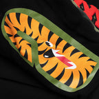 1st Camo Swarovski Shark Full Zip Hoodie - Black