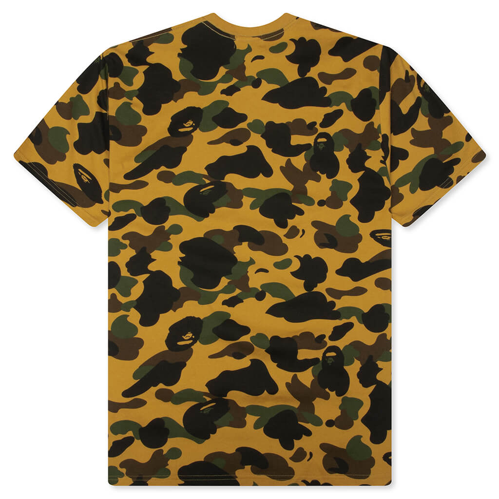 1st Camo BAPE Rhinestone Tee - Yellow