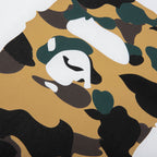 1st Camo Big Ape Head Tee - White/Yellow