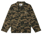 1st Camo Heavy Washed Multi Pocket Cargo L/S Shirt - Green