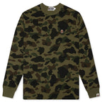 1st Camo One Point L/S Tee - Green