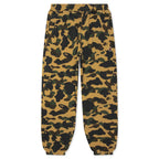 1st Camo One Point Relaxed Fit Sweat Pants - Yellow