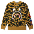 1st Camo Shark Crewneck Sweatshirt - Yellow