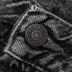 2006M Gothik Loose Fit Jeans - Washed Black