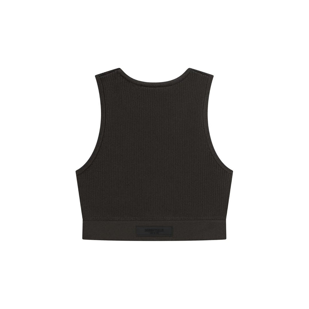 ESSENTIALS WOMENS RIBBED SPORTS TANK TOP INK