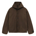Fear of God Essentials SS25 Nylon Hooded Coach Jacket 'Brown' 202HO246375F