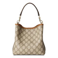 (WMNS) Gucci GG Emblem Mini Bucket Bag 'Monogram Canvas' 815118-FAD6L-9758