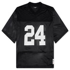 24 Mesh Boxy Jersey - Black