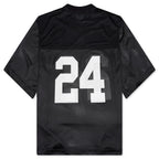 24 Mesh Boxy Jersey - Black