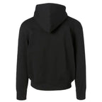 COMME DES GARÇONS PLAY DOUBLE HEART EMBLEM ZIP UP HOODIE BLACK