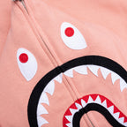 2nd Shark Full Zip Hoodie - Pink