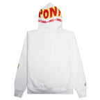 2nd Shark Full Zip Hoodie - White