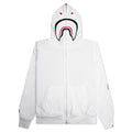 2nd Shark Full Zip Hoodie - White
