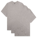 3 Pack Essential Tee - Heather Gray