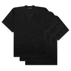 3-Pack Essential V-Neck Tee - Black