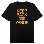 300 Yards T-Shirt - Overdyed Black