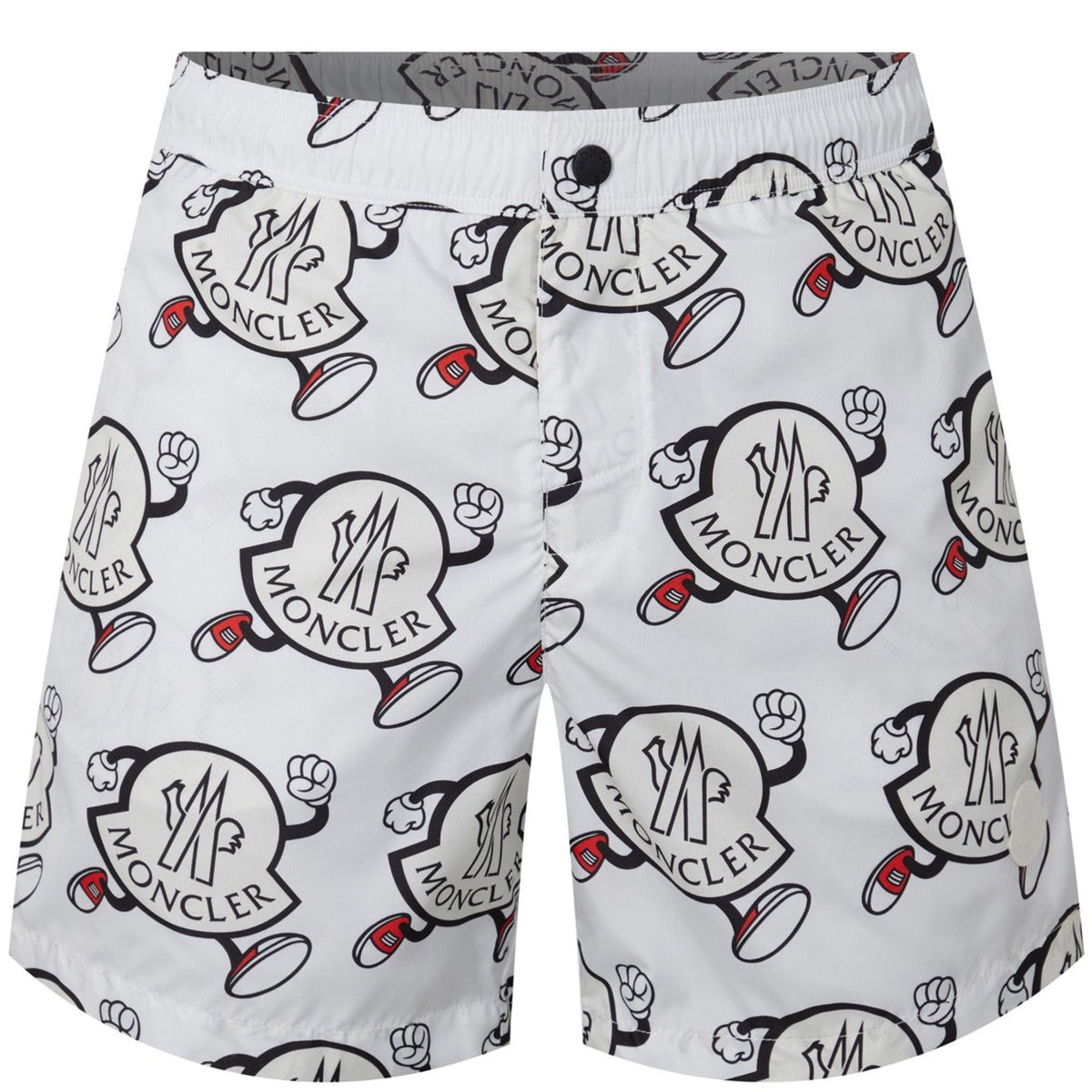 Moncler All Over Logo Swimshorts