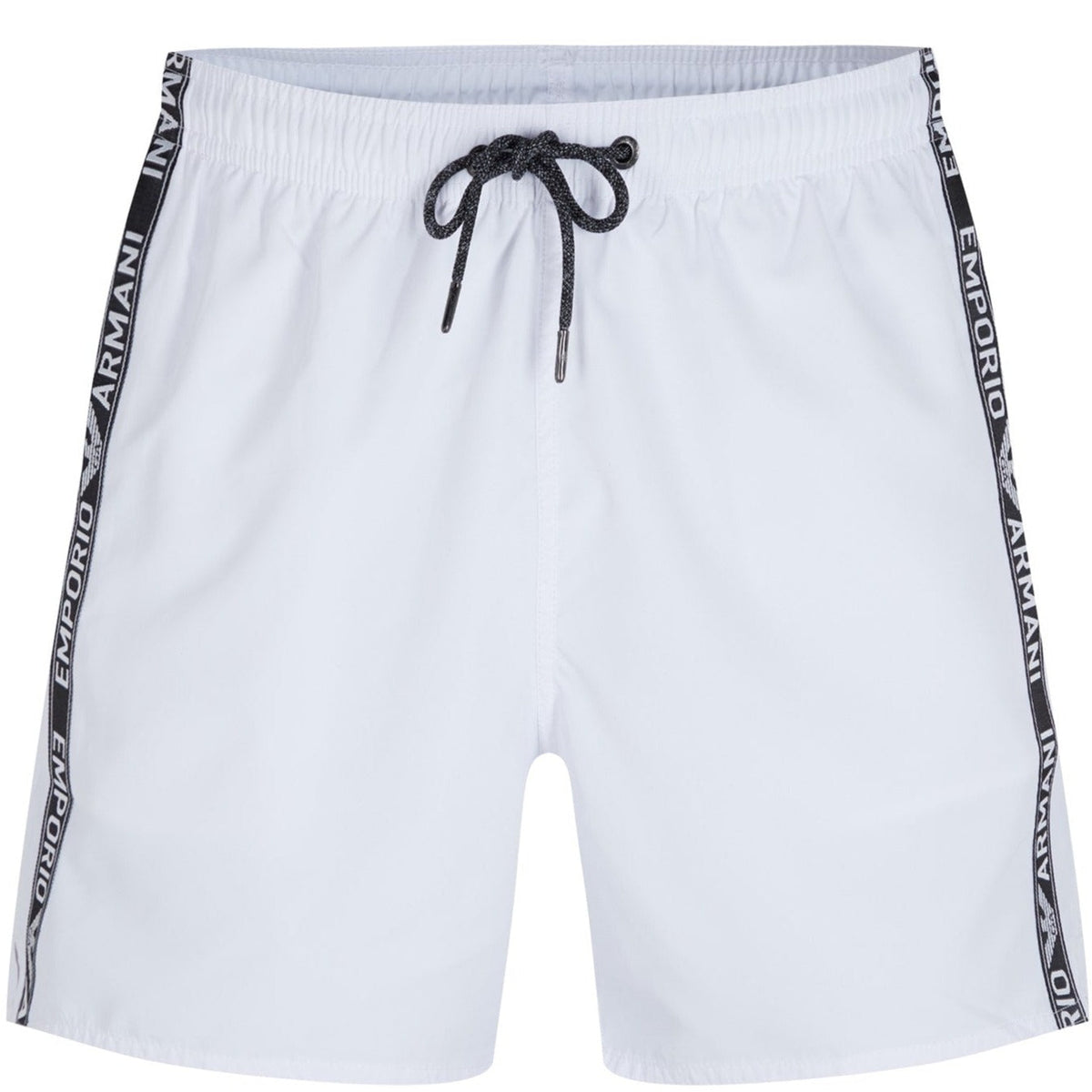 Emporio Armani White Tape Swimshorts