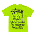 Stussy x Always Do What You Should Do World Tour T-Shirt 'Lime' 3904050-LIM2