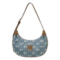 MLB Shoulder Bag Monogram New York Yankees 'Denim Blue' 3ABQMV55N-50BLL