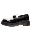 (WMNS) Dr. Martens Penton Heart Two-Tone Arcadia Loafers 'Black White' 41676001