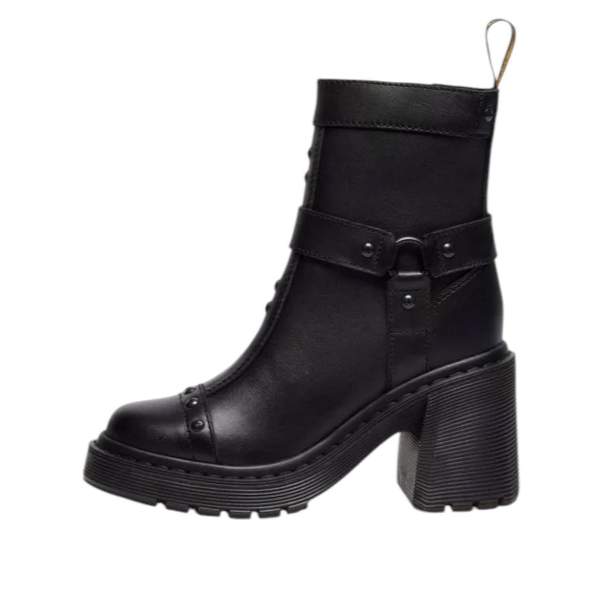 (WMNS) Dr. Martens Spence Harness Sendal Heeled Chelsea Boots 'Black' 42614001