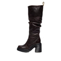 (WMNS) Dr. Martens Kasey Kinsley Knee High Heeled Boots 'Dark Brown' 42942200