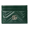 (WMNS) Gucci 26 GG Marmont Card Holder Wallet 'Green' 443127-AAFAX-3020