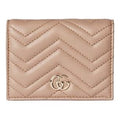 (WMNS) Gucci 26 GG Marmont Short Wallet 'Pink Beige' 466492-AAFAX-5753