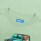 4X4 Bear T-Shirt - Basil