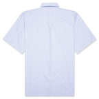 Crest Logo Stripe Shirt - Light Blue