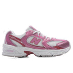530 Lace (GS) - Pink Satin/Shadow Red