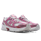 530 Lace (GS) - Pink Satin/Shadow Red