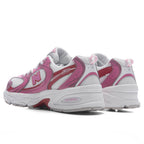 530 Lace (GS) - Pink Satin/Shadow Red