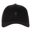 AMI SS26 Ami De Coeur Cotton Gabardine Cap 'Black' UCP265-AW0041-001