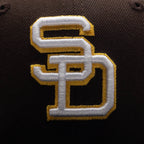 Feature x New Era 59FIFTY Fitted SD Padres Cooperstown - Walnut/Black/Cotton Pink