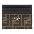 Fendi SS26 FF Jacquard Card Holder 'Brown' 7M0164ALWKF0L3T