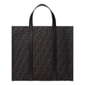 Fendi FW25 FF Jacquard Shopper FF Jacquard Bag 'Black' 7VA390AG0MF0NPN