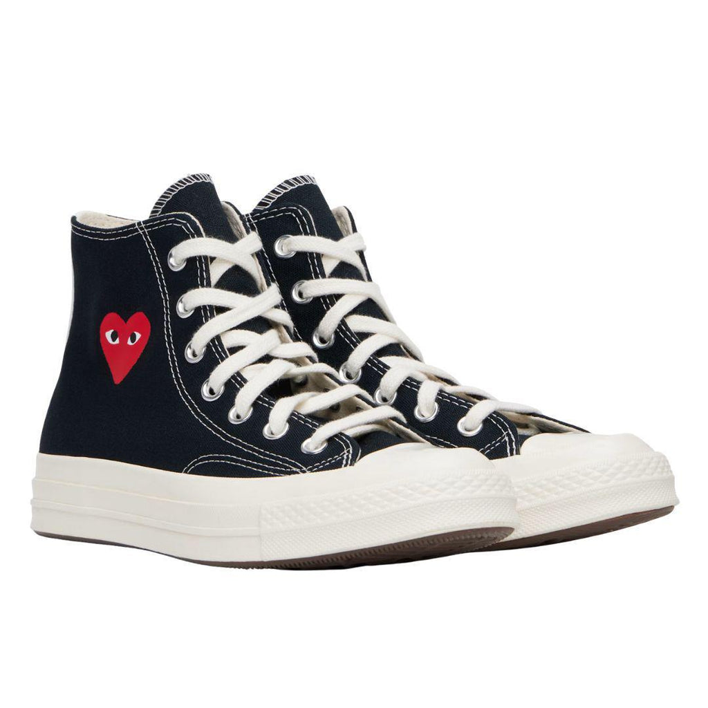 COMME DES GARÇONS PLAY CONVERSE CHUCK 70 OG SINGLE HEART BLACK
