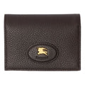 (WMNS) Burberry 26 Bloomsbury Folding Card Case 'Peat Brown Sand Beige' 81204911