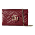 (WMNS) Gucci 25 GG Marmont Wallet on Chain 'Rosso Ancora Red' 837745-AAET8-6207