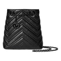 (WMNS) Gucci 26 GG Marmont Nano Bucket Bag 'Black' 856404-AAFS1-1000