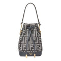 (WMNS) Fendi FW25 Mon Tresor FF Jacquard Mini-Bag 'Blue' 8BS109AUT4F1UJ5