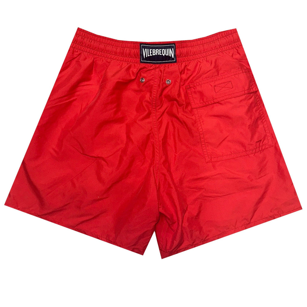 Vilebrequin Red Logo Swim Shorts