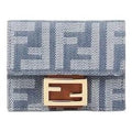 (WMNS) Fendi FW25 Baguette Tri-Fold Wallet 'Blue' 8M0395AUT4F1SXQ