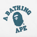 Bape Speed Racer College Ats Tee - White/Blue