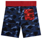 Crazy Camo Shark Sweat Shorts - Purple